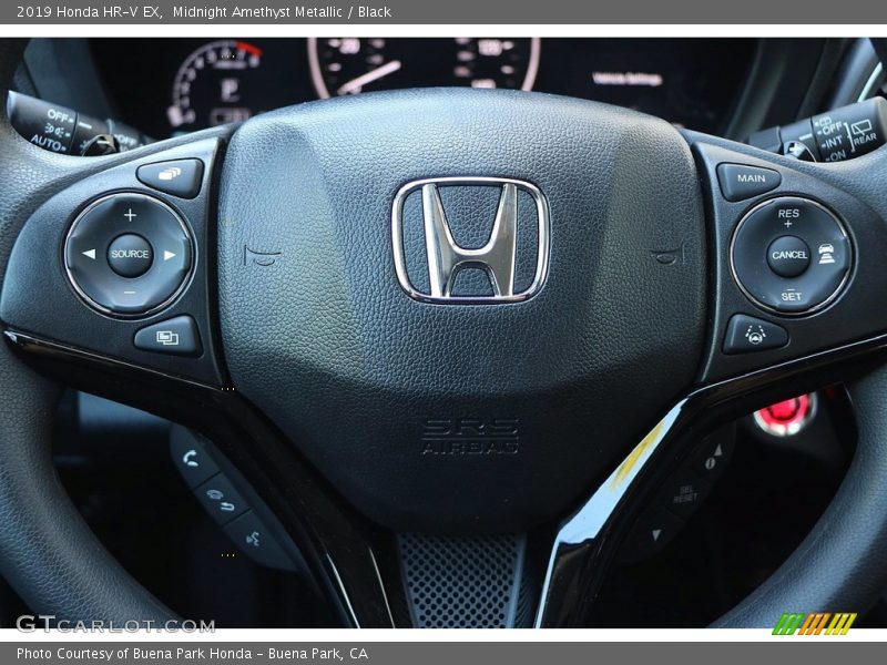 Midnight Amethyst Metallic / Black 2019 Honda HR-V EX