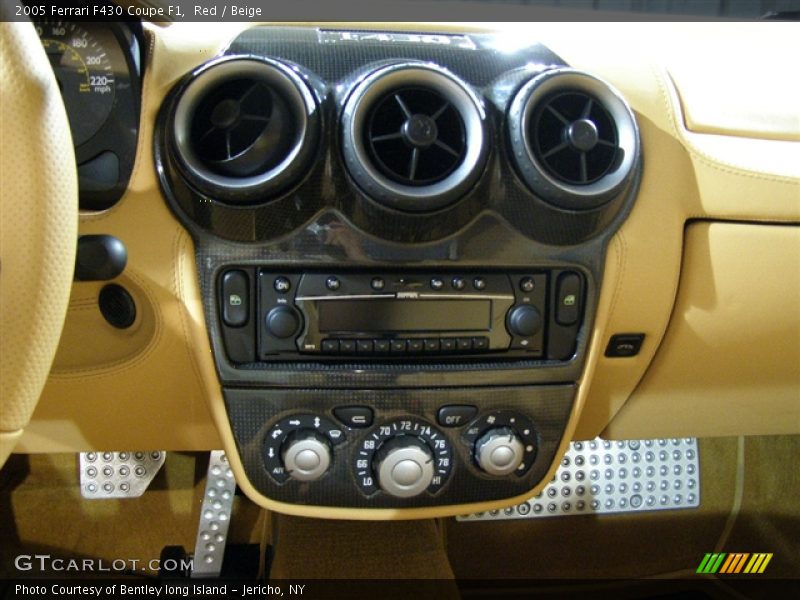 Red / Beige 2005 Ferrari F430 Coupe F1