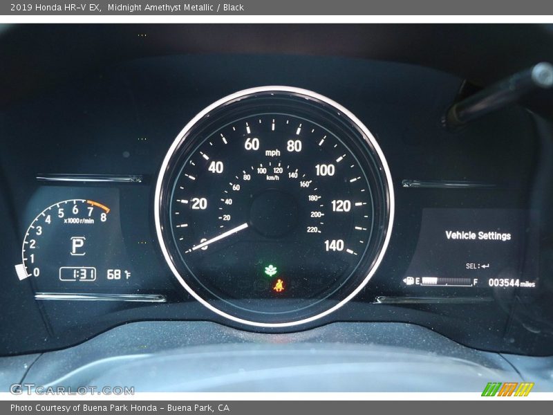 Midnight Amethyst Metallic / Black 2019 Honda HR-V EX