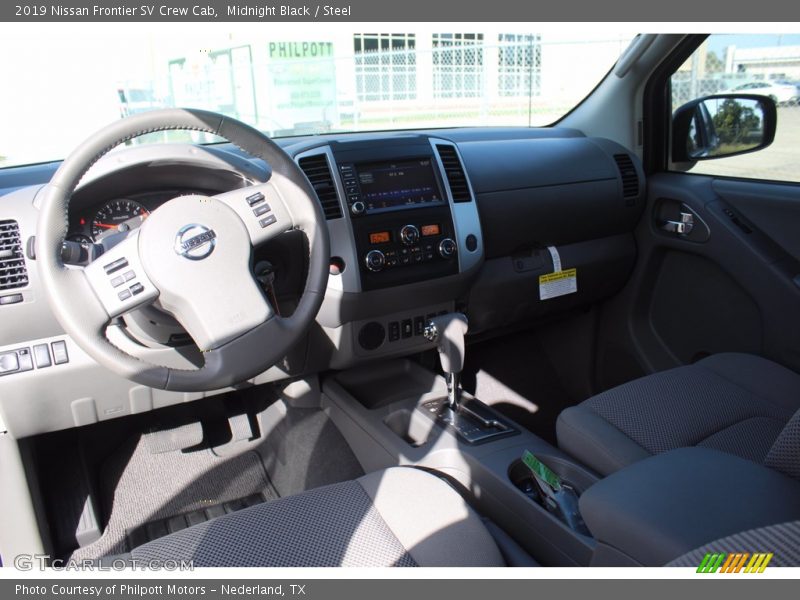 Midnight Black / Steel 2019 Nissan Frontier SV Crew Cab