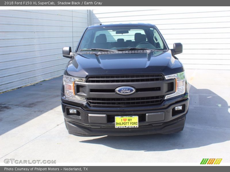 Shadow Black / Earth Gray 2018 Ford F150 XL SuperCab