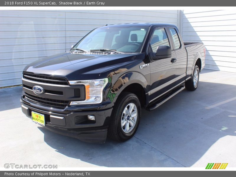 Shadow Black / Earth Gray 2018 Ford F150 XL SuperCab