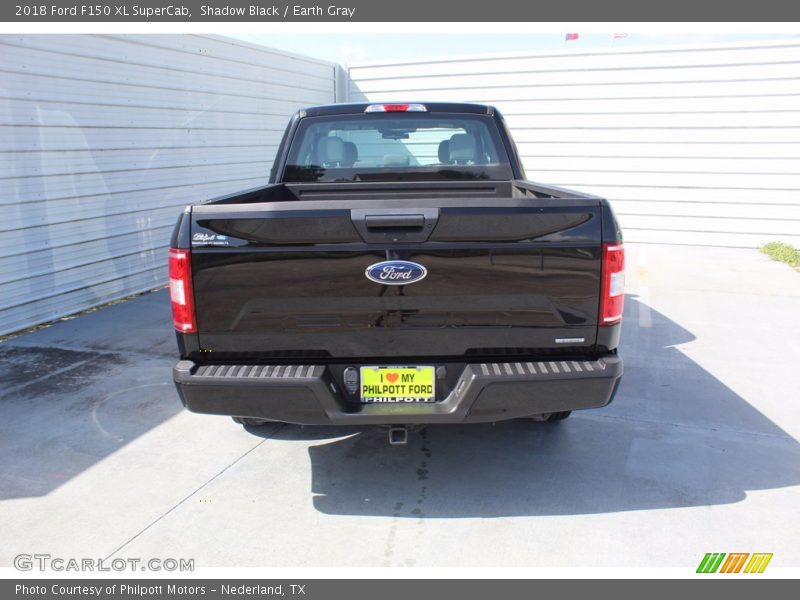 Shadow Black / Earth Gray 2018 Ford F150 XL SuperCab