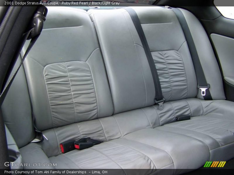 Ruby Red Pearl / Black/Light Gray 2001 Dodge Stratus R/T Coupe