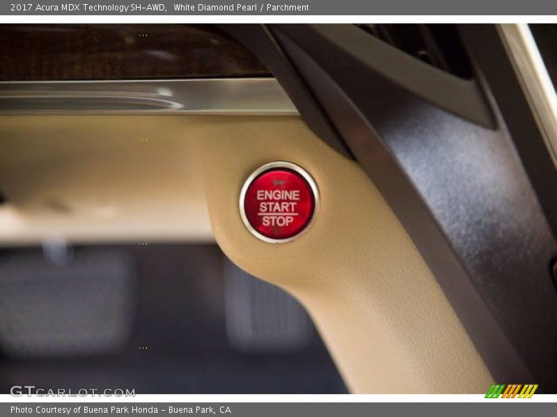White Diamond Pearl / Parchment 2017 Acura MDX Technology SH-AWD