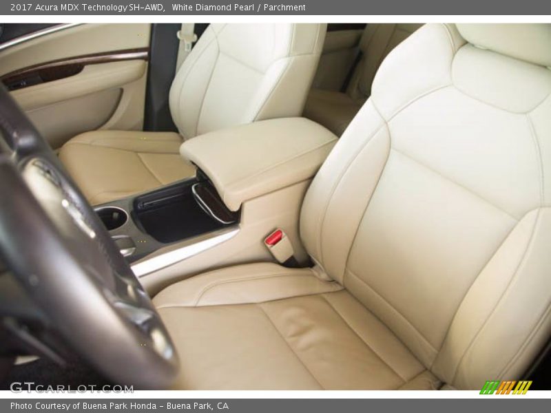 White Diamond Pearl / Parchment 2017 Acura MDX Technology SH-AWD