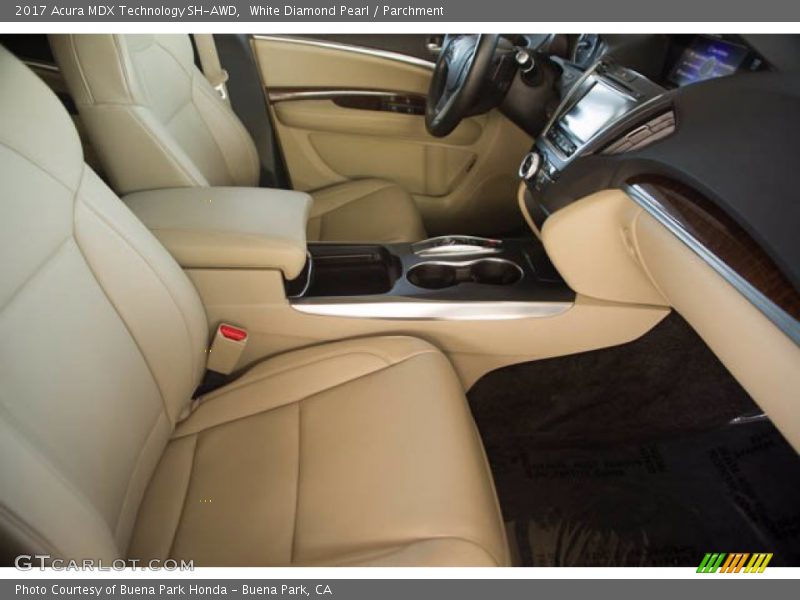White Diamond Pearl / Parchment 2017 Acura MDX Technology SH-AWD