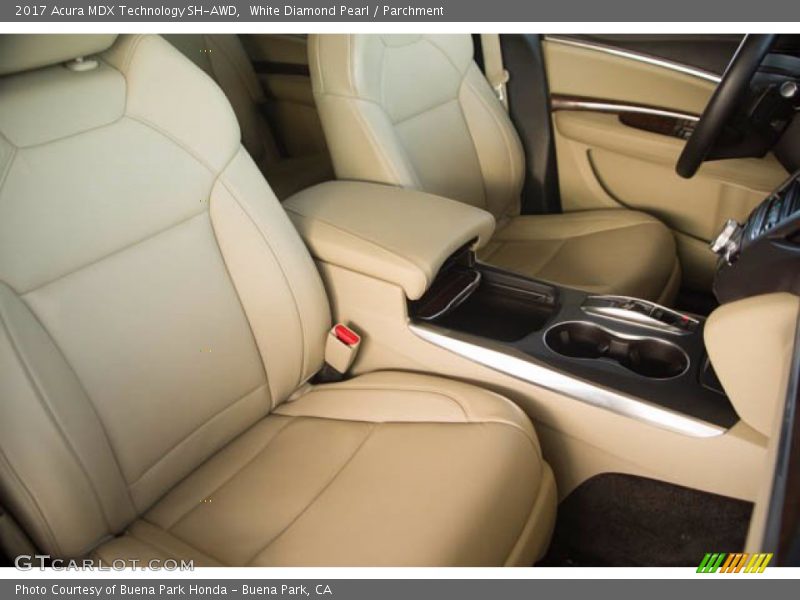 White Diamond Pearl / Parchment 2017 Acura MDX Technology SH-AWD