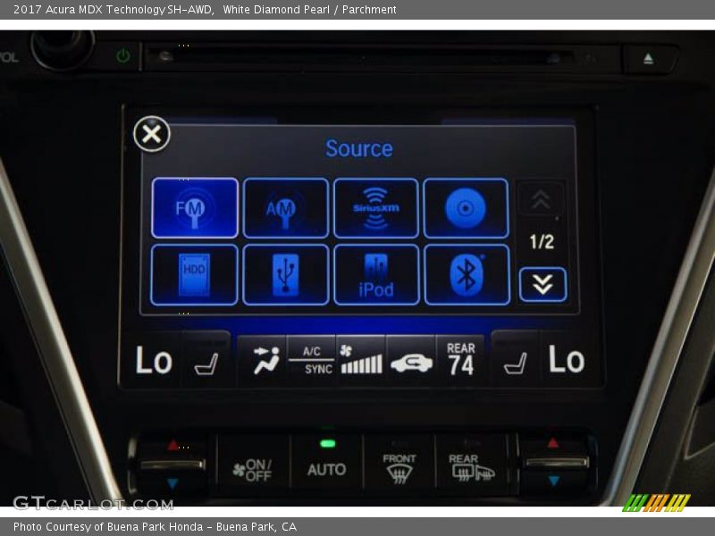 White Diamond Pearl / Parchment 2017 Acura MDX Technology SH-AWD