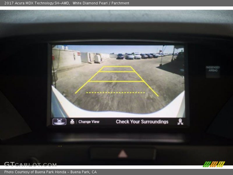 White Diamond Pearl / Parchment 2017 Acura MDX Technology SH-AWD