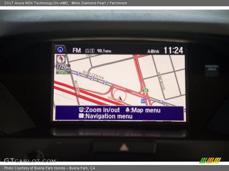 White Diamond Pearl / Parchment 2017 Acura MDX Technology SH-AWD