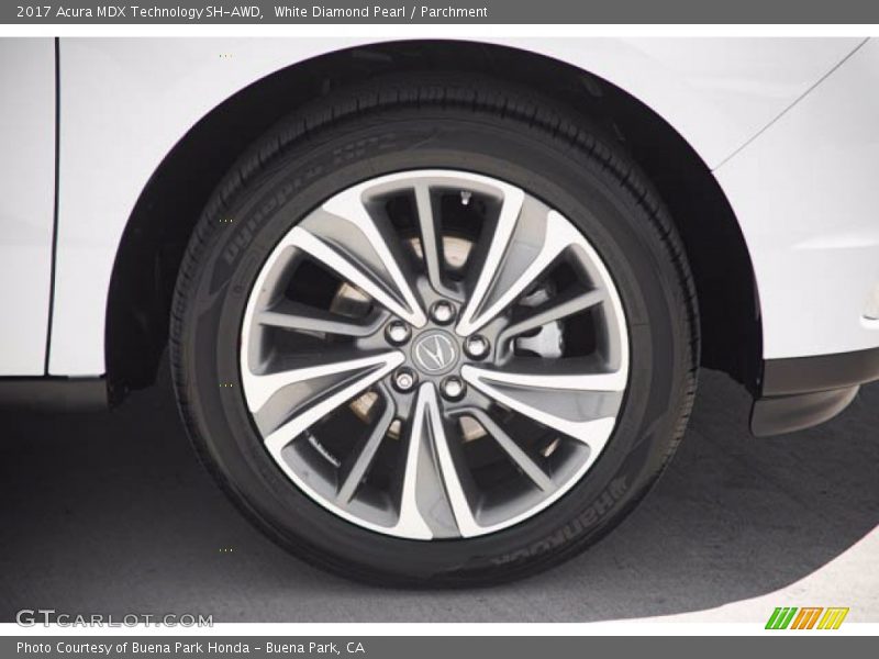 White Diamond Pearl / Parchment 2017 Acura MDX Technology SH-AWD