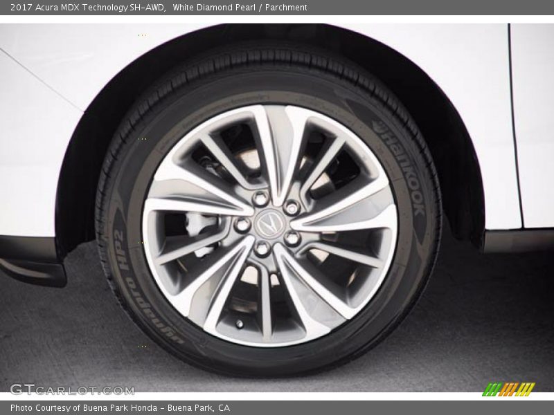 White Diamond Pearl / Parchment 2017 Acura MDX Technology SH-AWD