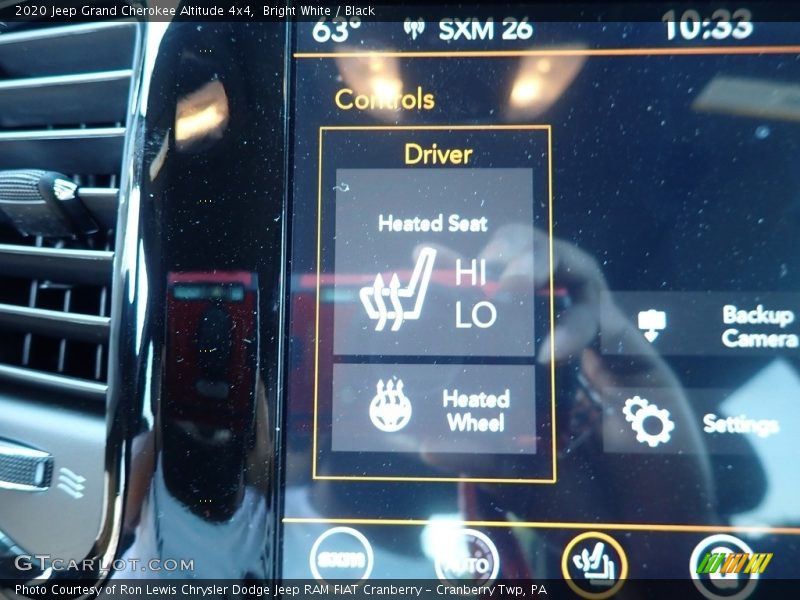 Bright White / Black 2020 Jeep Grand Cherokee Altitude 4x4