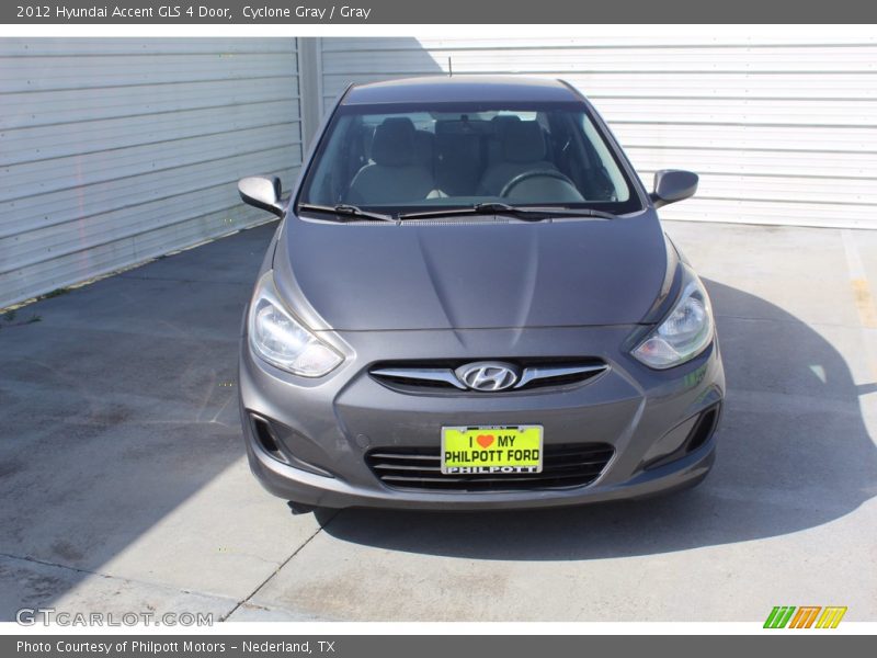 Cyclone Gray / Gray 2012 Hyundai Accent GLS 4 Door
