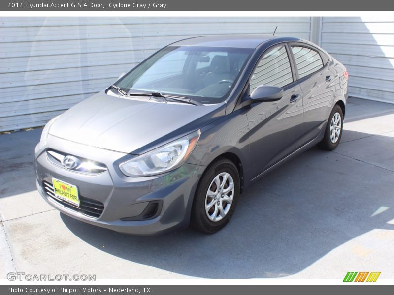 Cyclone Gray / Gray 2012 Hyundai Accent GLS 4 Door