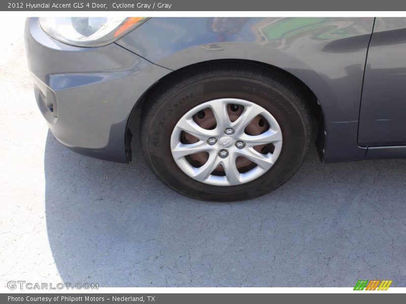 Cyclone Gray / Gray 2012 Hyundai Accent GLS 4 Door