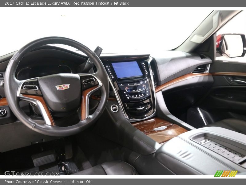 Red Passion Tintcoat / Jet Black 2017 Cadillac Escalade Luxury 4WD