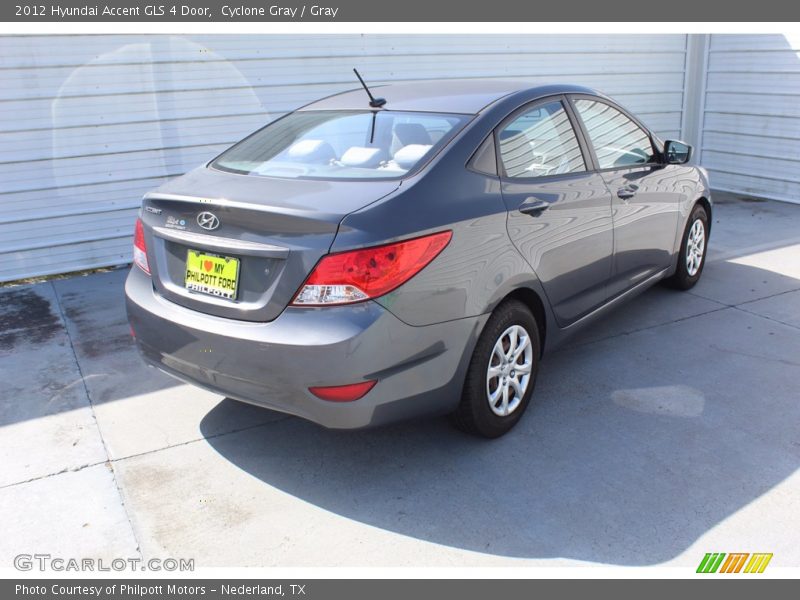 Cyclone Gray / Gray 2012 Hyundai Accent GLS 4 Door