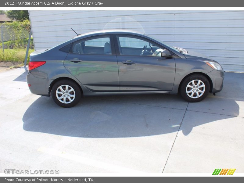 Cyclone Gray / Gray 2012 Hyundai Accent GLS 4 Door