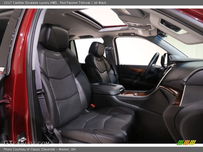 Red Passion Tintcoat / Jet Black 2017 Cadillac Escalade Luxury 4WD