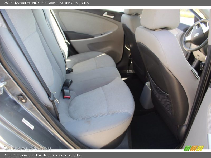 Cyclone Gray / Gray 2012 Hyundai Accent GLS 4 Door