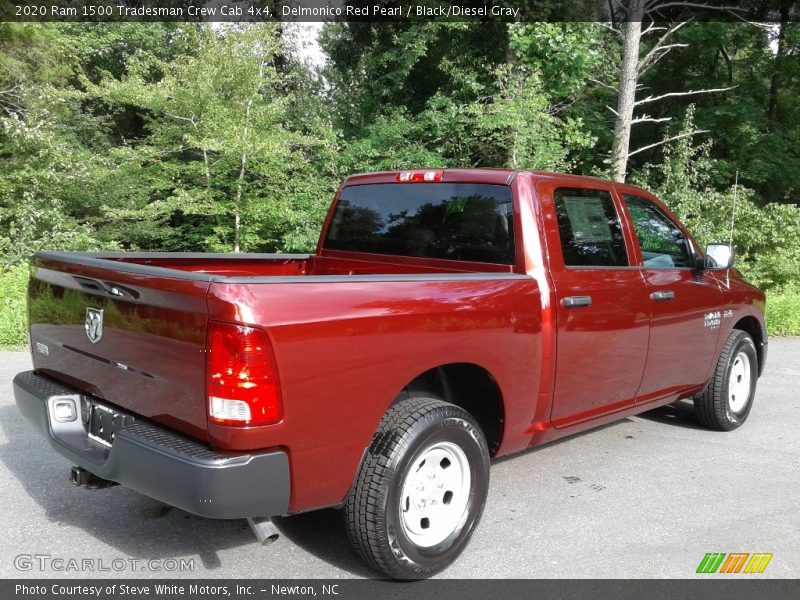 Delmonico Red Pearl / Black/Diesel Gray 2020 Ram 1500 Tradesman Crew Cab 4x4