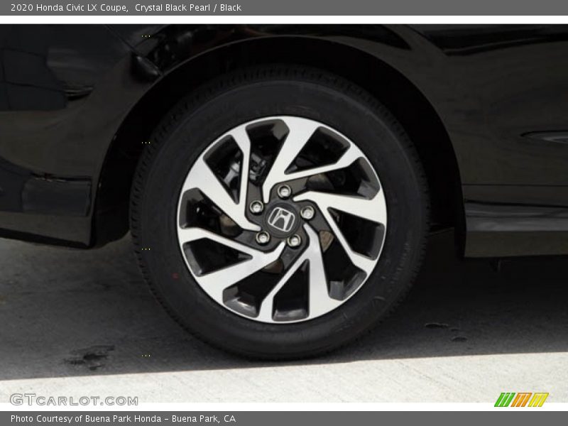 Crystal Black Pearl / Black 2020 Honda Civic LX Coupe