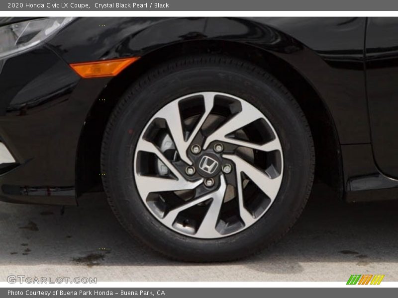 Crystal Black Pearl / Black 2020 Honda Civic LX Coupe