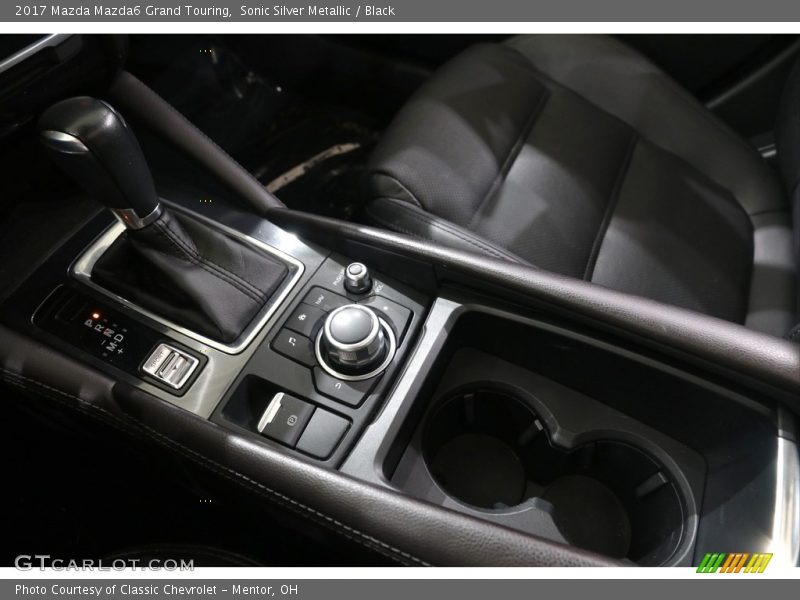 Sonic Silver Metallic / Black 2017 Mazda Mazda6 Grand Touring