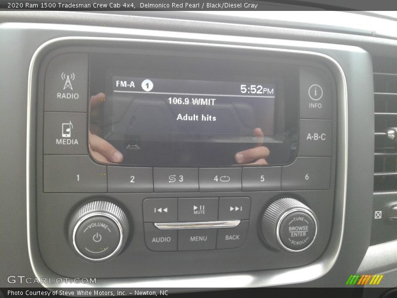 Delmonico Red Pearl / Black/Diesel Gray 2020 Ram 1500 Tradesman Crew Cab 4x4
