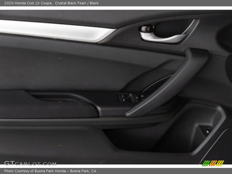 Crystal Black Pearl / Black 2020 Honda Civic LX Coupe