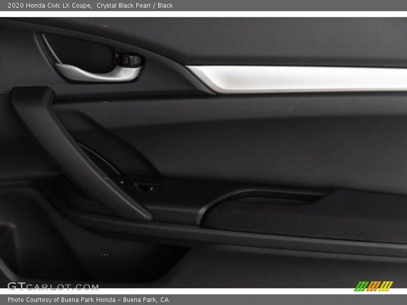 Crystal Black Pearl / Black 2020 Honda Civic LX Coupe