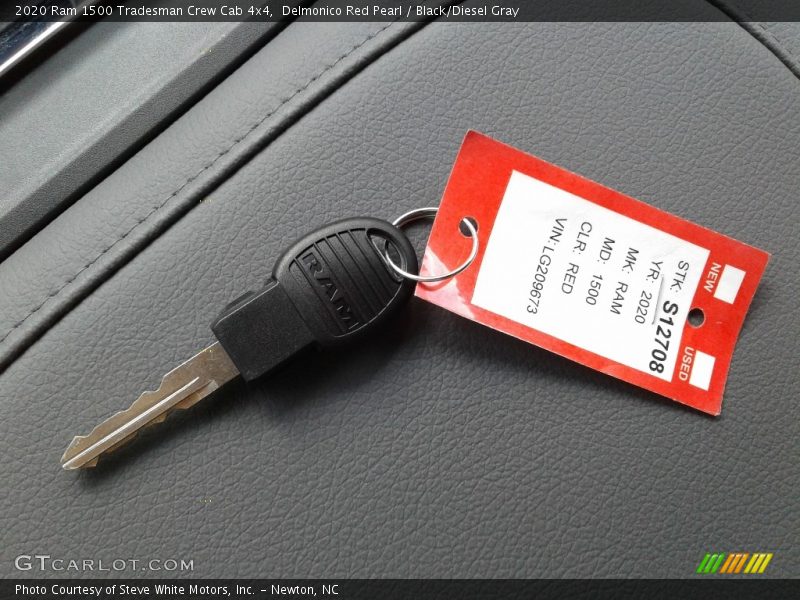 Delmonico Red Pearl / Black/Diesel Gray 2020 Ram 1500 Tradesman Crew Cab 4x4
