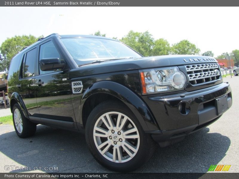 Santorini Black Metallic / Ebony/Ebony 2011 Land Rover LR4 HSE