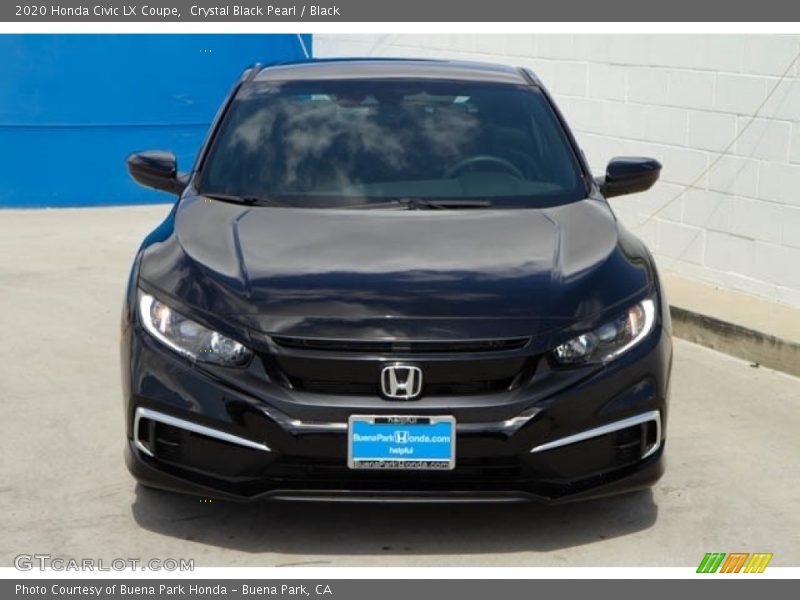 Crystal Black Pearl / Black 2020 Honda Civic LX Coupe