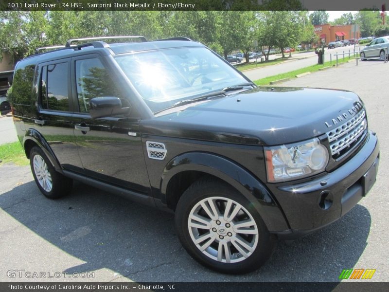 Santorini Black Metallic / Ebony/Ebony 2011 Land Rover LR4 HSE