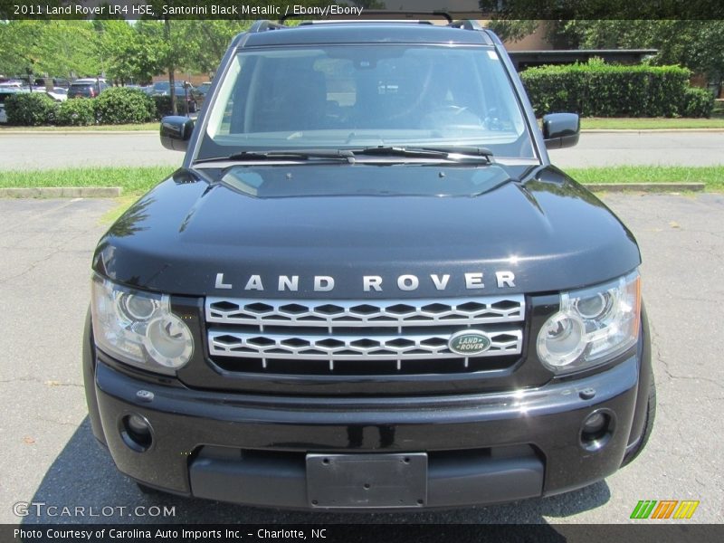 Santorini Black Metallic / Ebony/Ebony 2011 Land Rover LR4 HSE