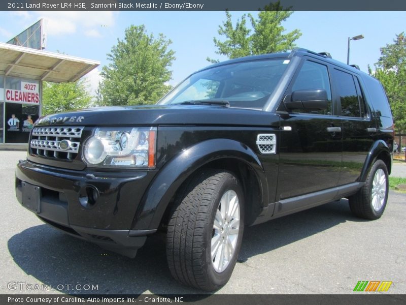 Santorini Black Metallic / Ebony/Ebony 2011 Land Rover LR4 HSE