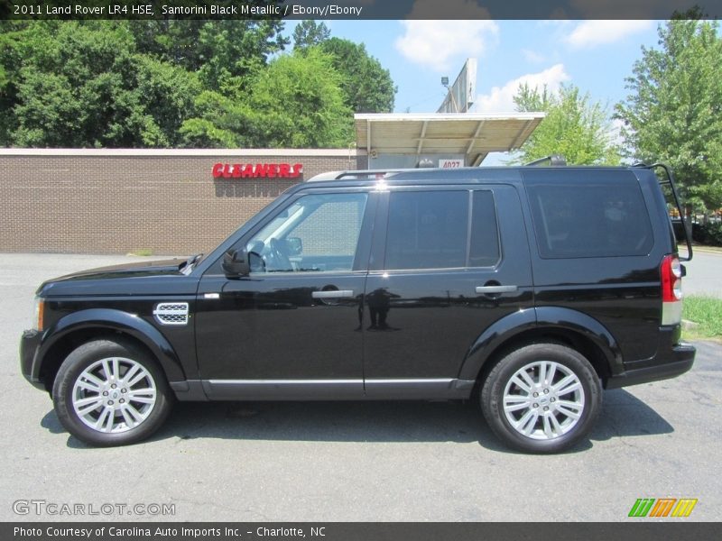 Santorini Black Metallic / Ebony/Ebony 2011 Land Rover LR4 HSE