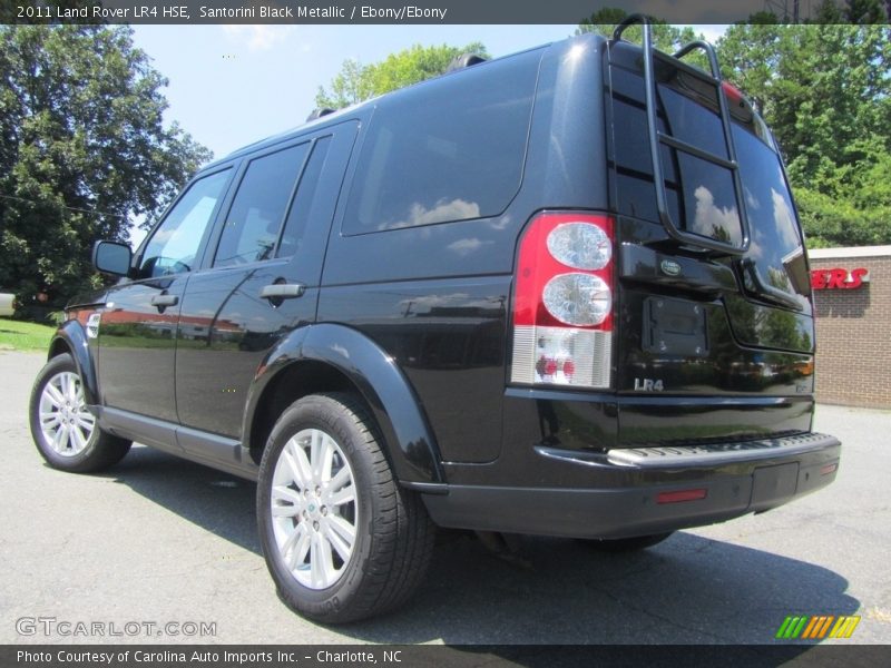 Santorini Black Metallic / Ebony/Ebony 2011 Land Rover LR4 HSE