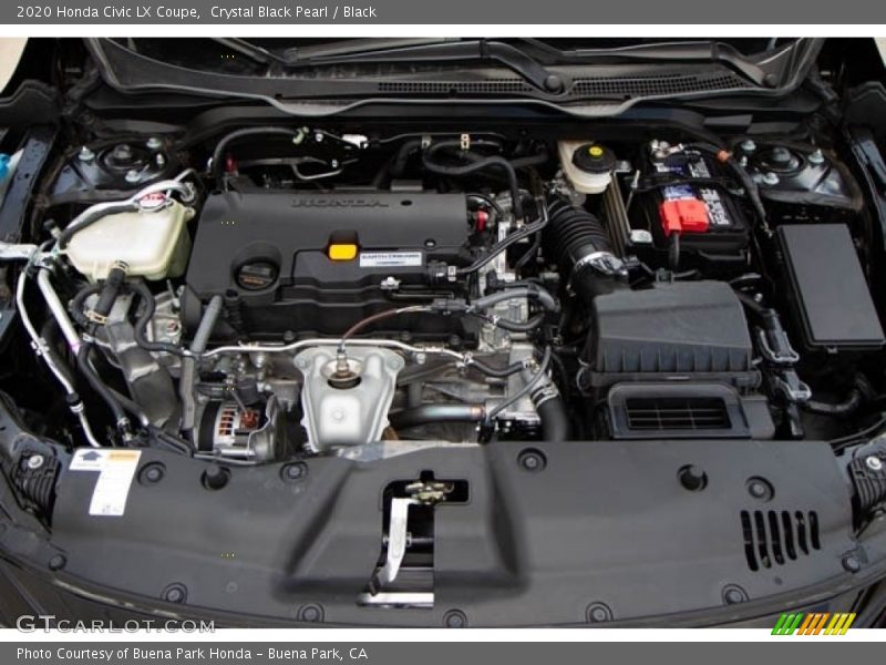 Crystal Black Pearl / Black 2020 Honda Civic LX Coupe