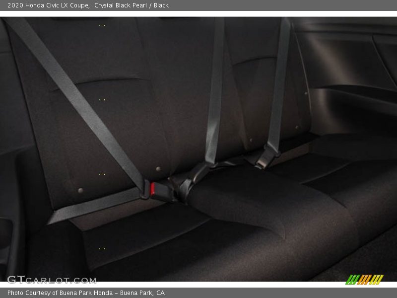 Crystal Black Pearl / Black 2020 Honda Civic LX Coupe