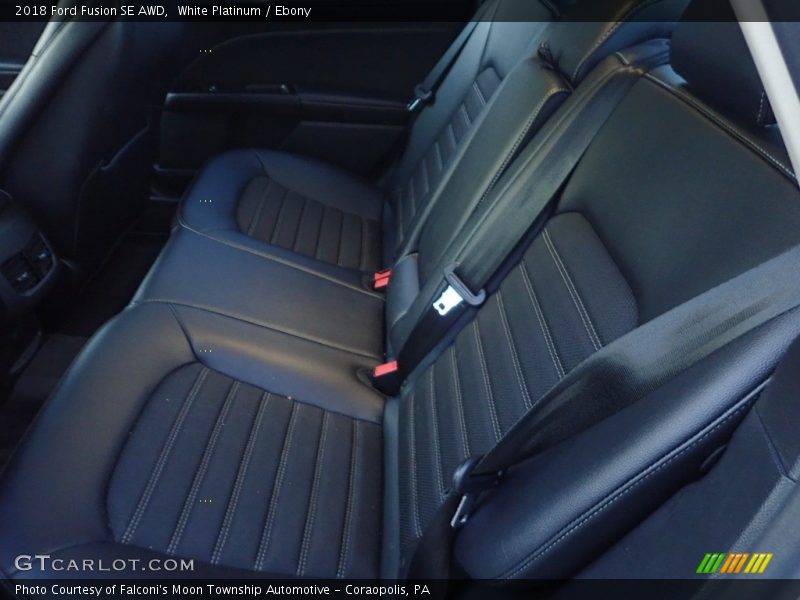 Rear Seat of 2018 Fusion SE AWD