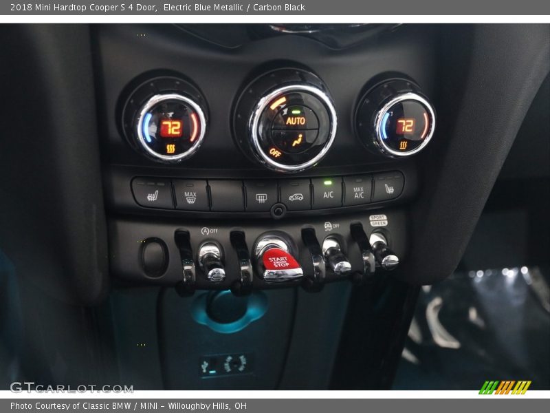 Electric Blue Metallic / Carbon Black 2018 Mini Hardtop Cooper S 4 Door