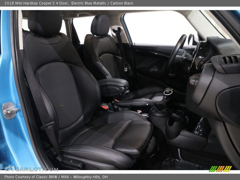 Electric Blue Metallic / Carbon Black 2018 Mini Hardtop Cooper S 4 Door