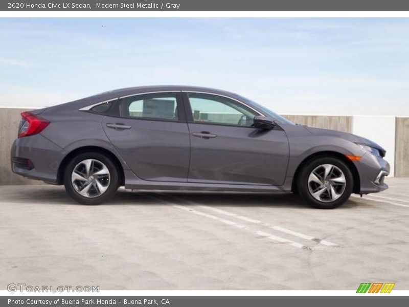 Modern Steel Metallic / Gray 2020 Honda Civic LX Sedan