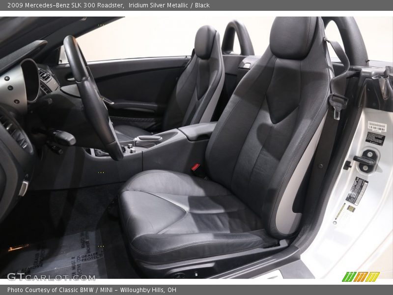 Iridium Silver Metallic / Black 2009 Mercedes-Benz SLK 300 Roadster