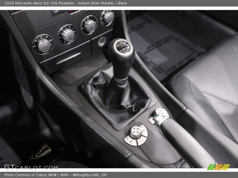 Iridium Silver Metallic / Black 2009 Mercedes-Benz SLK 300 Roadster
