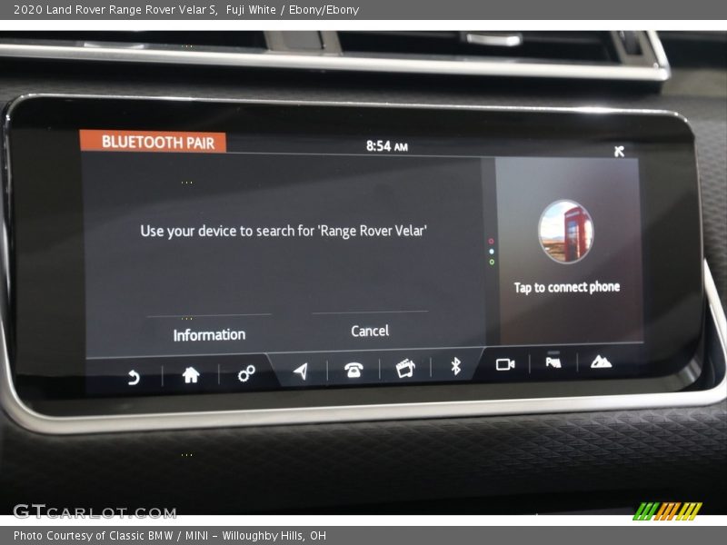 Fuji White / Ebony/Ebony 2020 Land Rover Range Rover Velar S